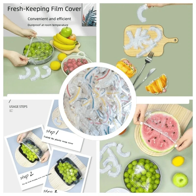 Stretch-Fit Food Cover Set — product detail 4