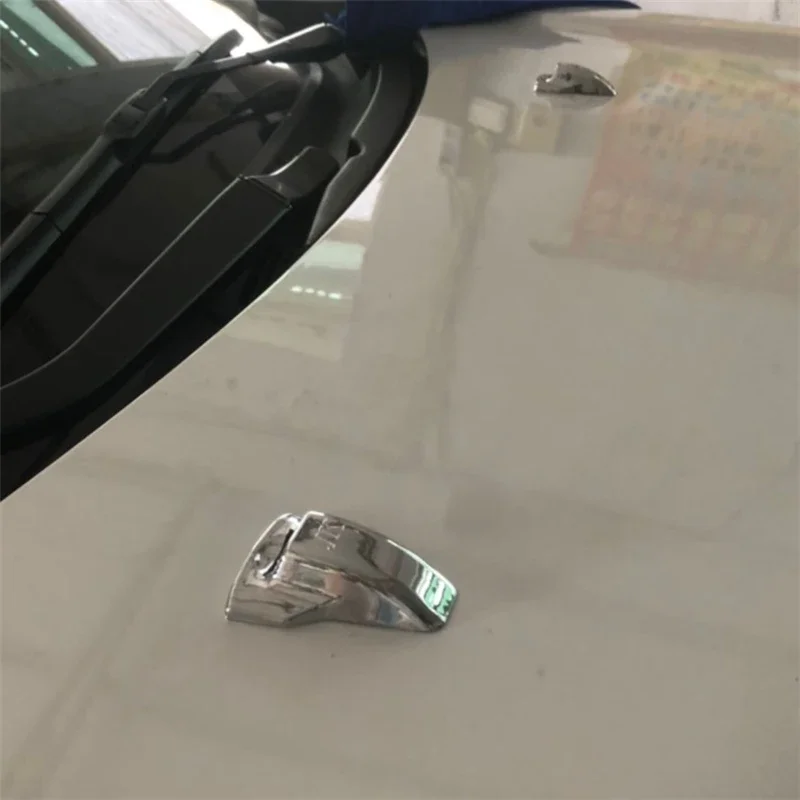 WELKINRY For Mitsubishi ASX RVR & Outlander Sport & Pajero Shogun Montero Challenger Car Hood Bonnet Water Spray Nozzle Cap Trim