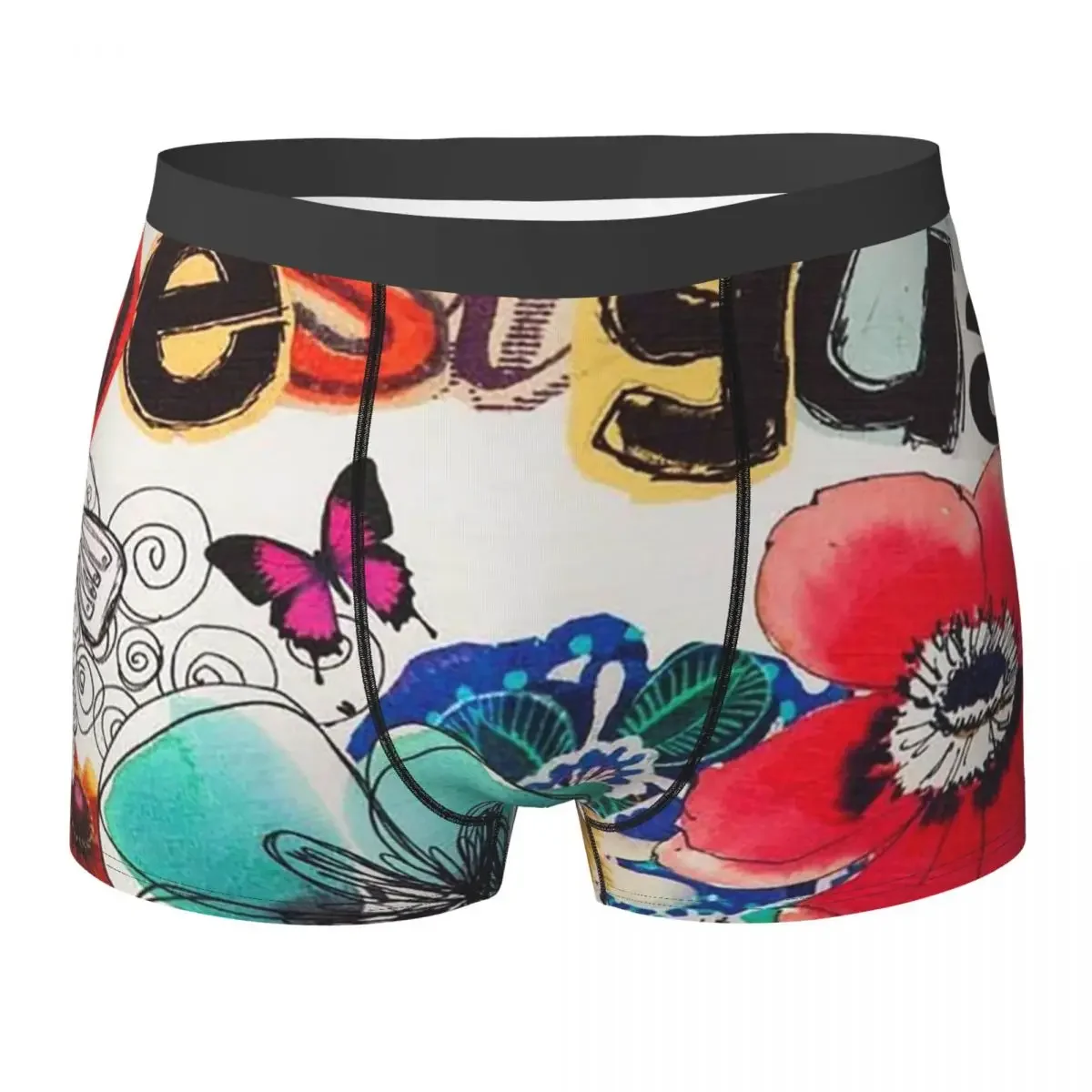 Boxer Respirant Personnalisé pour Homme, Culotte Desigual, Sous-Vêtements pour Zones Me, Cadeaux pour Petit Ami