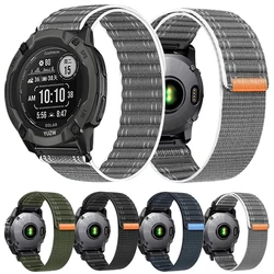 Sports Nylon Band For Garmin Instinct 2X Strap Quick Fit 22 26mm Straps Fenix E 8 7 7X Forerunner 965 955 Solar S70 S62 Bracelet