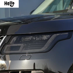 For Range Rover Vogue L405 2013-2021 Car Headlight Protective Film Smoked Black Tint Wrap Vinyl Transparent TPU Sticker