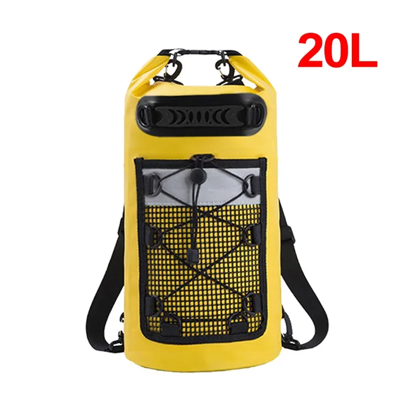 10L/20L Waterproof PVC Dry Backpack for Kayaking Rafting Surfing Boating Trek