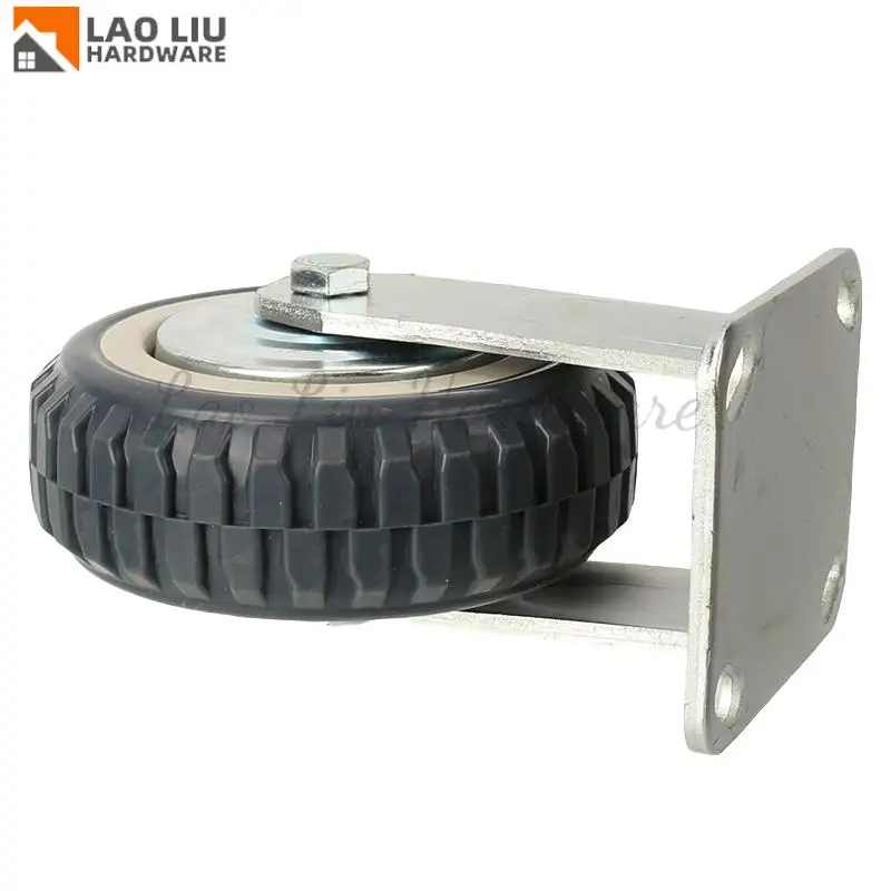 

6-Inch Gray Bee Fire Fixed Wheel: High-Durability Load-Bearing Wheel Designed for Dining Cars
