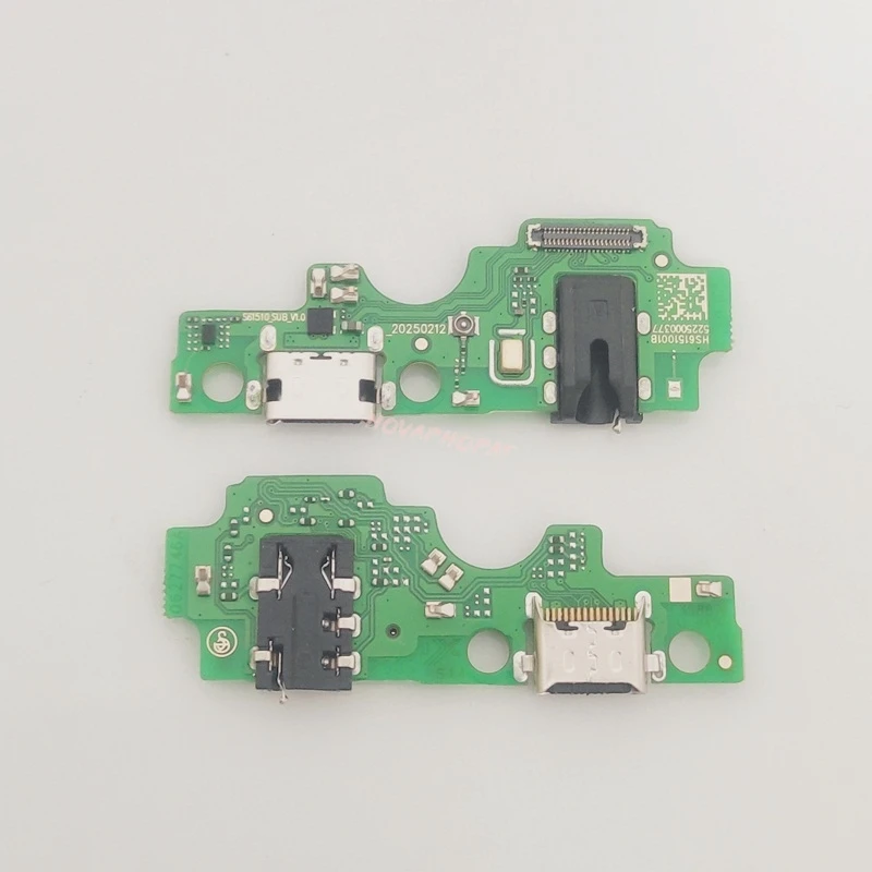 For ZTE Blade  A36 Z2472 USB Dock Charger Port Headphone Audio Jack MIC Microphone Flex Cable Fast Charging Board With IC
