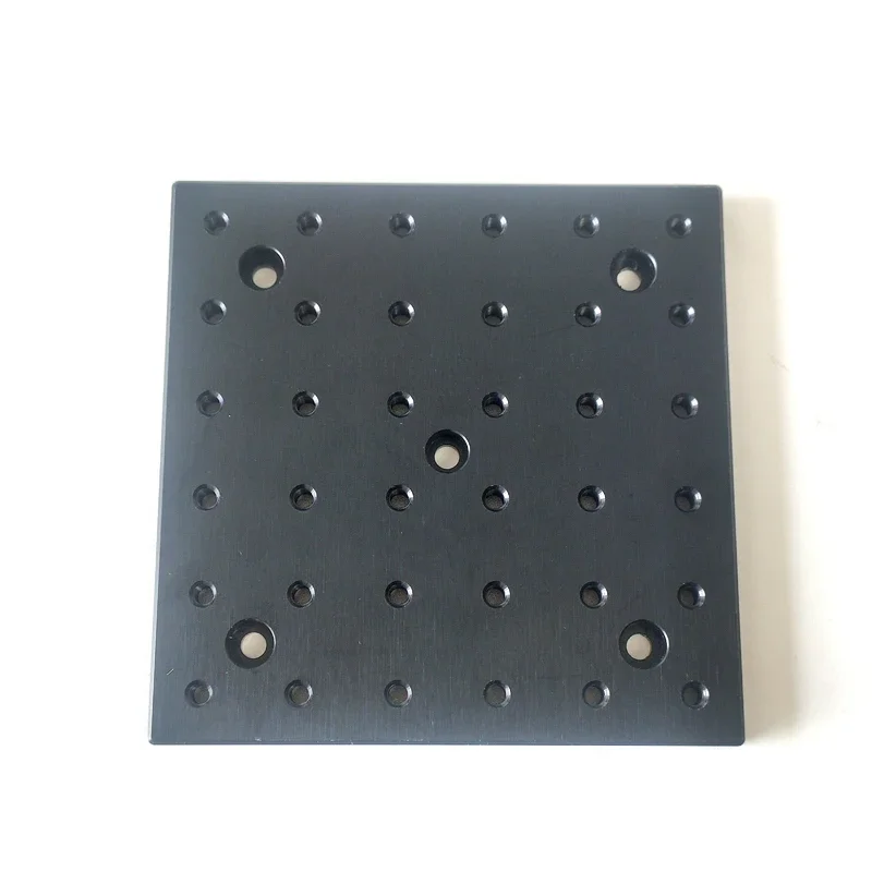 High Precision Optical Aluminum Breadboard M6 Threaded Hole Optical Flat Plate Honeycomb Fixed Experimental Solid Aluminum Plate