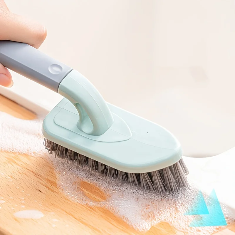 1pc Floor Brush, Bathroom Wall Washing Toilet Tile No Dead Corner Slot Brush, Kitchen Brush, Cleaning Tools