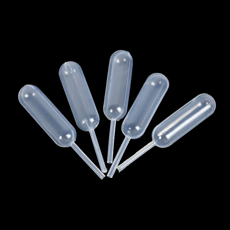 50/100Pcs Mini Dropper 4ml Disposable Jam Dropper for Cupcake Sauce Squeeze Transfer Pipettes Dropper Dessert Stuffed Cake Decor