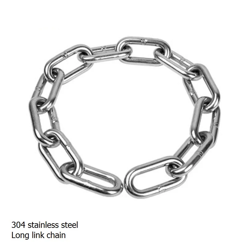 

12-24MM 304 stainless steel chain pet ceiling lamp chain animal dog cable light clothesline guardrail line hardware