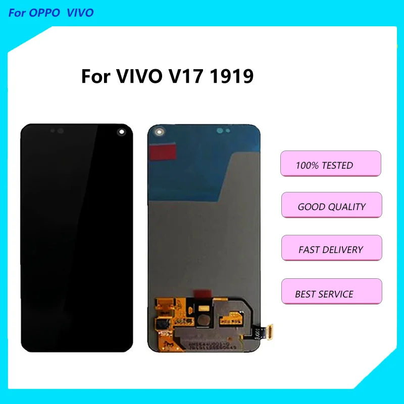 

6.44" AMOLED For VIVO V17 LCD Display Touch Screen Assembly Replacement For VIVO 1919 LCD Display