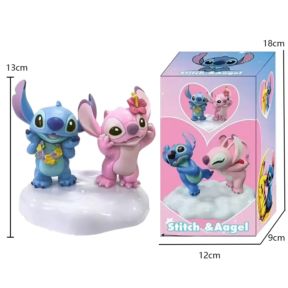 ديزني خياطة عاشق نموذج دمية الملاك تقبيل خياطة تمثال Estatua de exhibiciones de escritorio الديكور ديا دي سان فالين