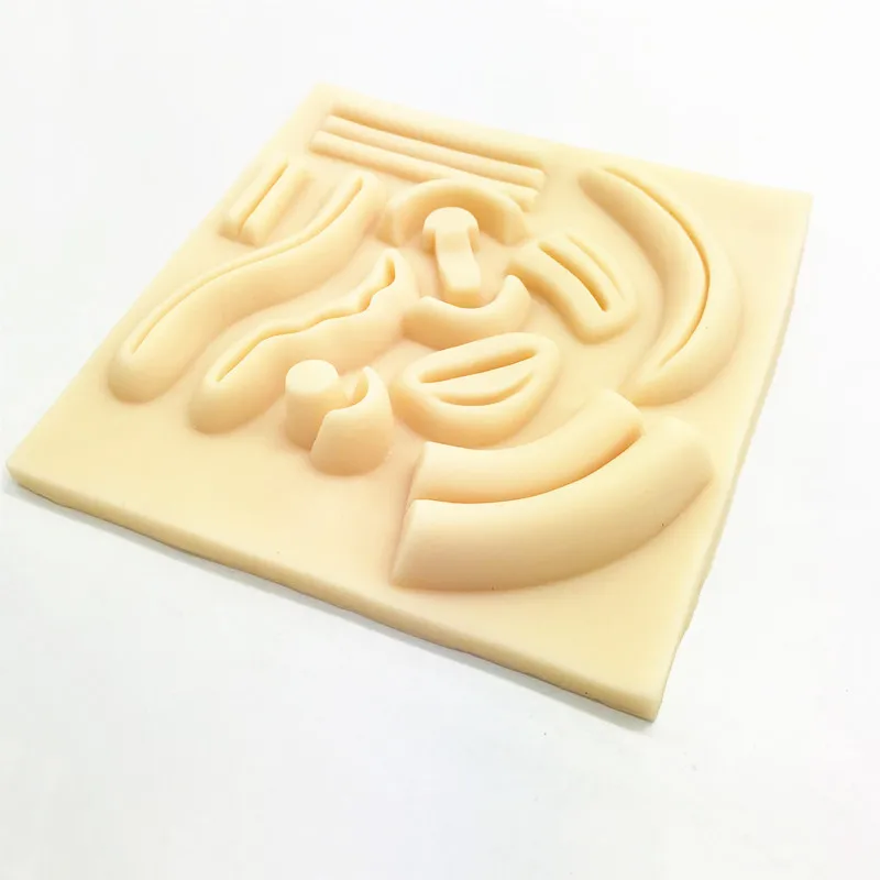 Laparoscopic Simulation Stitching  3D Silicone Module Surgical Training Skin Suture Pad Soft Lifelike for Teaching Demonstration