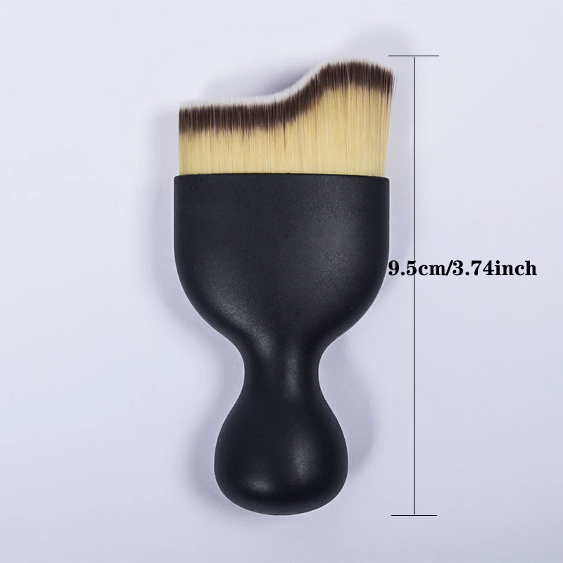 Female Makeup Foundation Brush S Shape Makeup Brush Halo Dyeing Face Makeup Brush Multi-function Portable Cosmetic Tools