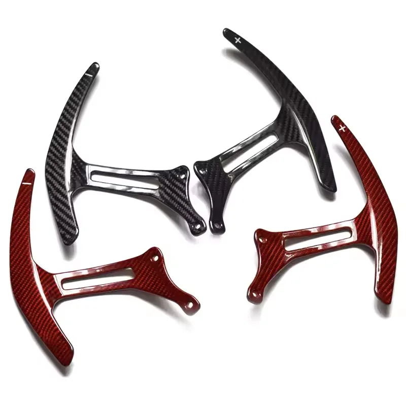For Ferrari 458/F12 Berlinetta Carbon Fiber Steering Wheel Paddle Shifter Replace Extension Paddle Shifter