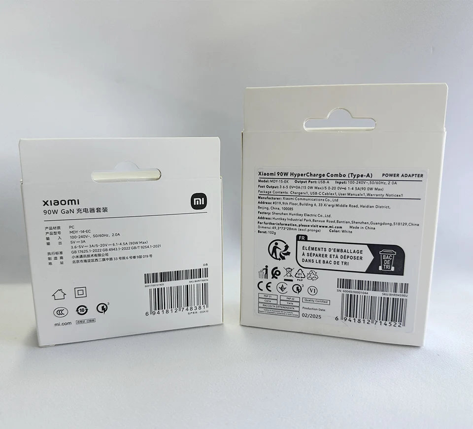 Cargador Original Xiaomi de 90w con Carga Rápida Turbo para Xiao Mi 15T Ultra 14 13 T 12 Poco X5 Pro F7 Pad 7 Redmi, Cab