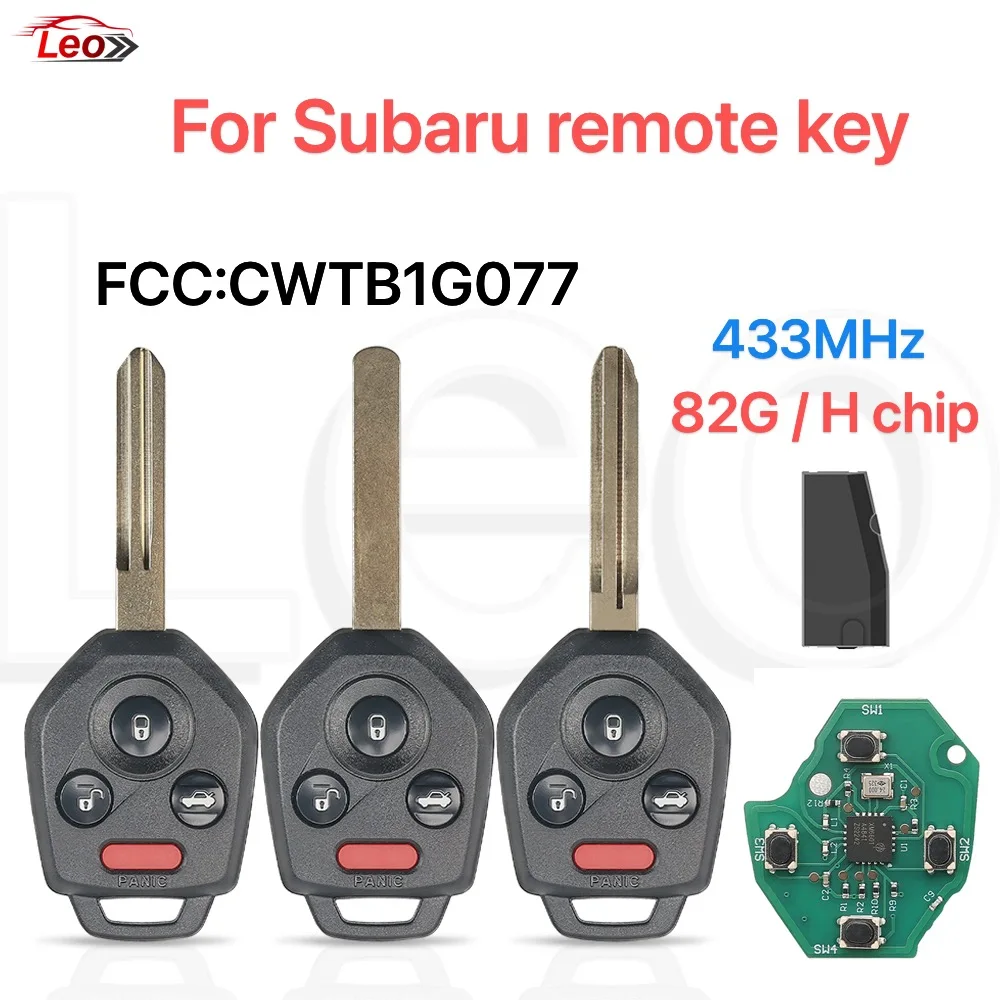 

Чип Leo FCC ID:CWTB1G077 433 МГц 82G/H для Subaru Impreza WRX Forester Outback Crosstrek 2019 2020 2021 2022 2023