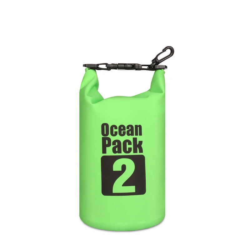 2L PVC Mesh Bags Lightweight Waterproof Dry Bag Phone Pouch Floating Boating Kayaking Camping Bags for Outdoor Swimming