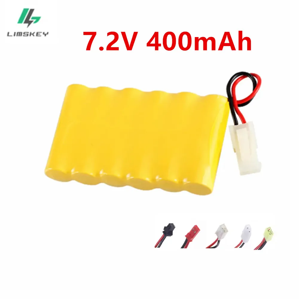 7.2V 400mAh Ni-CD Battery 6* AA nicd Batteries Pack For Huanqi 516 558 549 RC toys Cars Tanks truck boat Spare Parts 1PCS