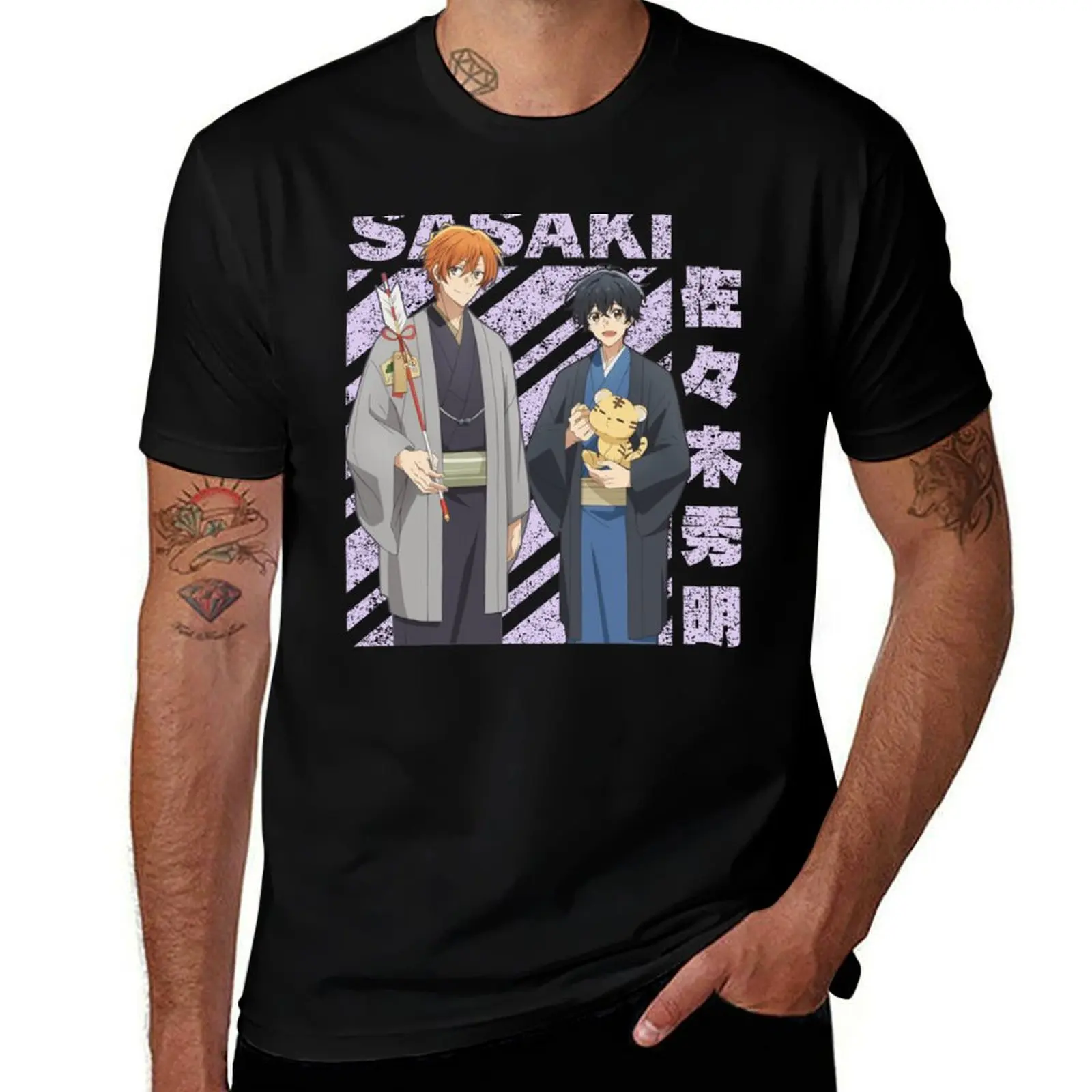 

Sasaki Shuum and Miyano Yoshikazu - Sasaki to Miyano - Sasaki and Miyano T-Shirt t shirt men 100% cotton luxury brand T-Shirt