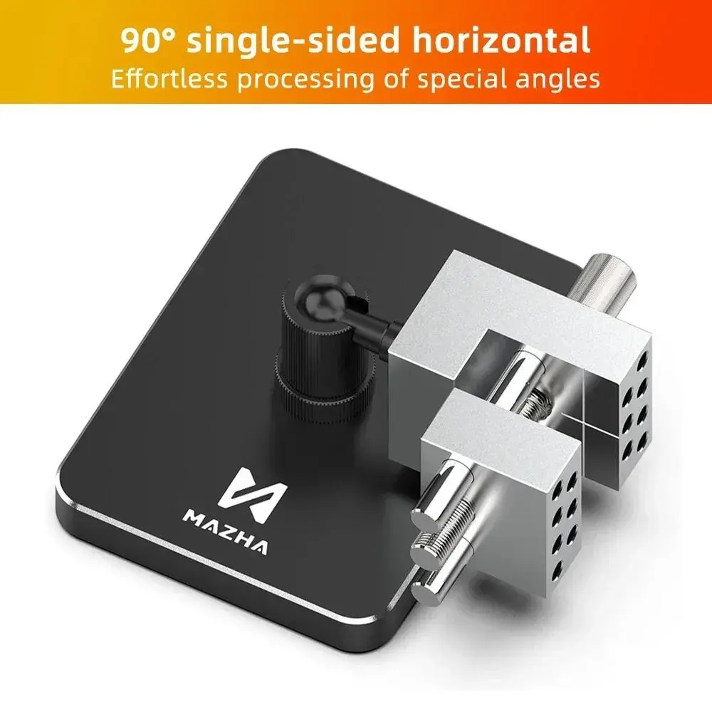 

Мини-настольные тиски из алюминиевого сплава, модель здания, прецизионный зажим, 2 в 1, настольные тиски, модель в сборе, 14 отверстий, мини-тиски «сделай сам»