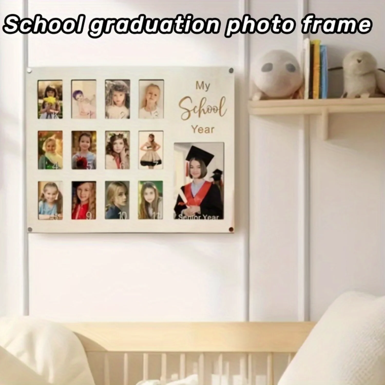 

Personalized Graduation Picture Frame - Timeless Commemorative Design with Swing-Style Pendulum - Handcrafted Wooden Decor for ,