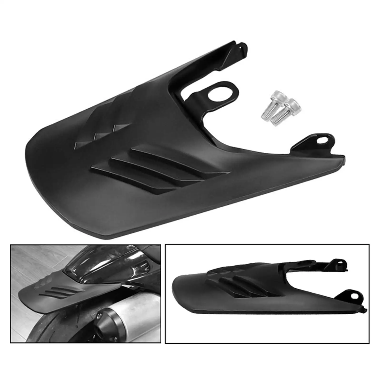 Matte Black Motorcycle Rear Rear Wheel Mudguard Fit for S image 2