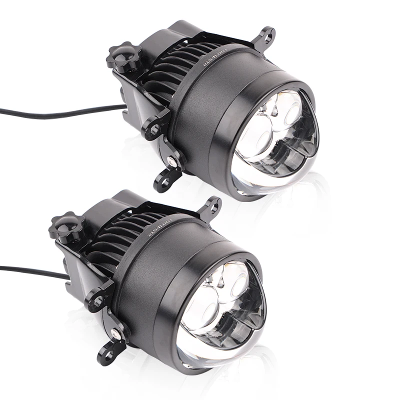 Super Bright 80W 3.0 Laser Fog Light Projector Lens White Light 6000K Yellow 3000K 12V Auto LED Fog Lamp Headlights