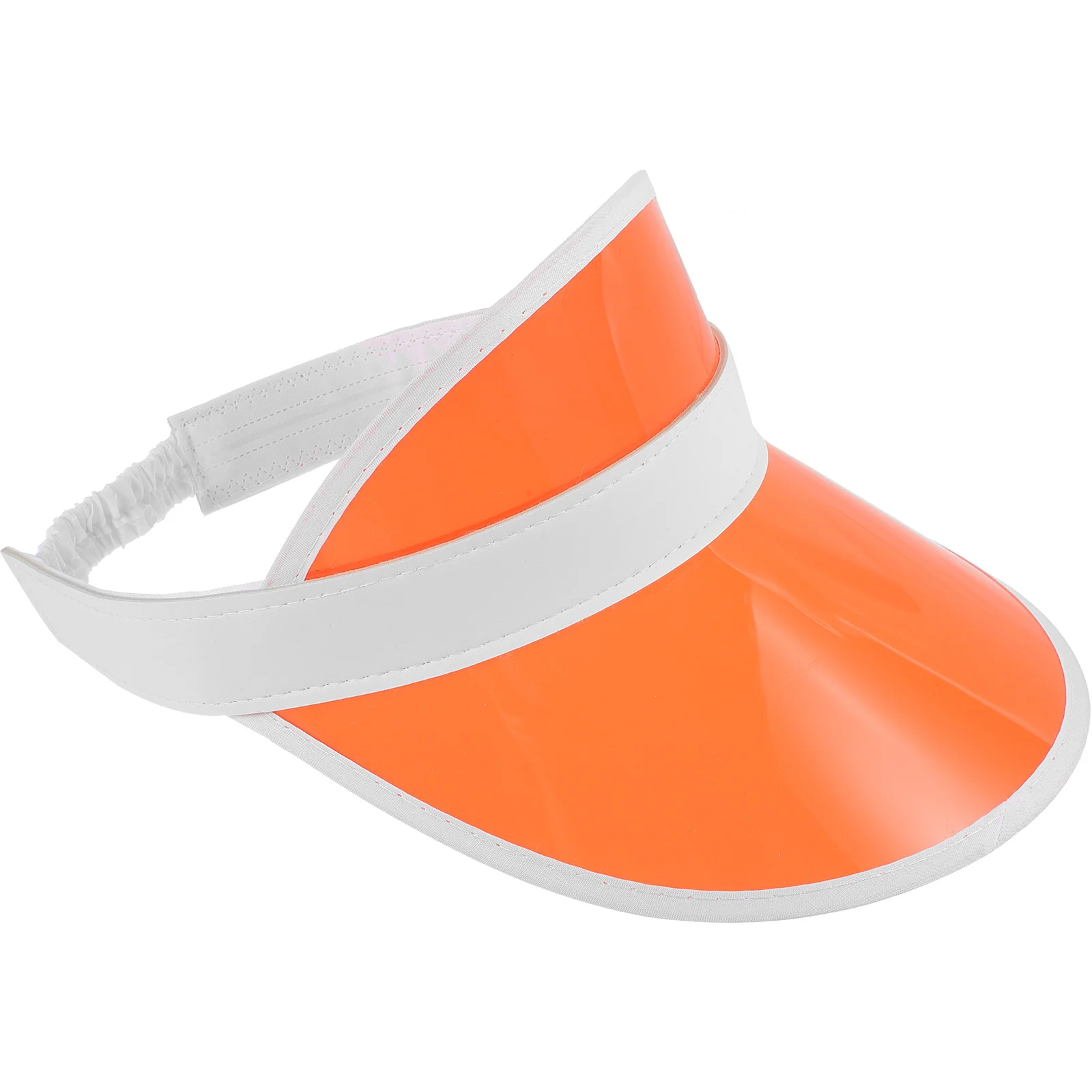 

Outdoor Wide Brim Sun Visor Hat Colored Summer Beach Visors Protective Lightweight Orange Visor Visors Running Hats for Women