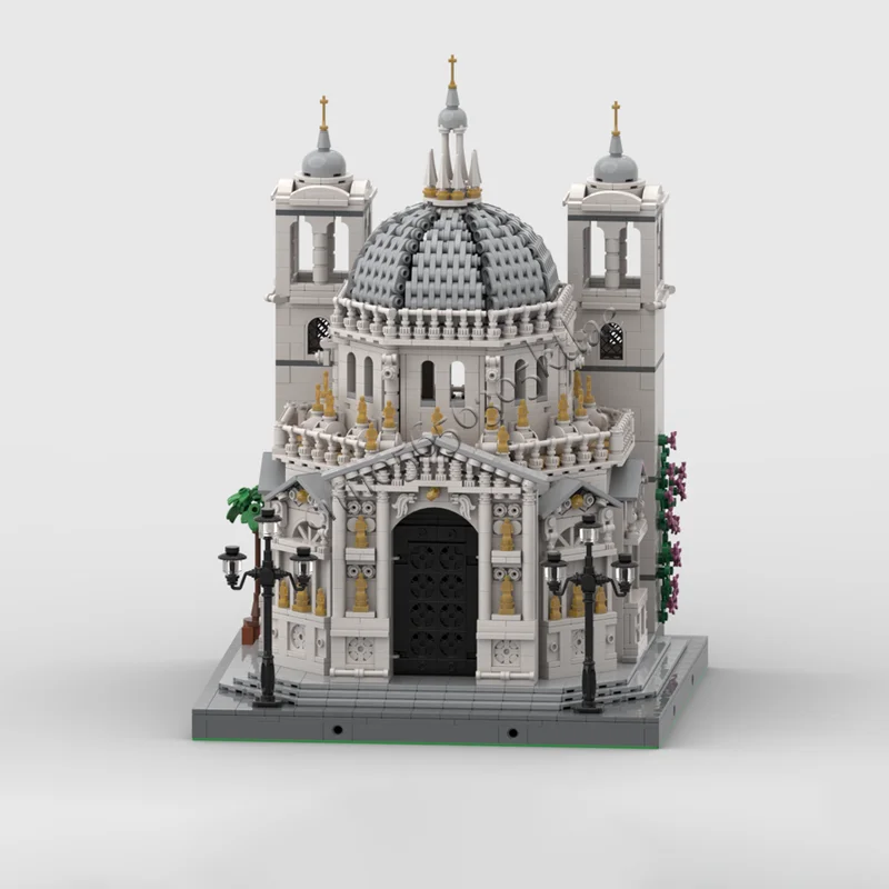 4064 PCS MOC Chiesa Medievale Castello Modello Modulare Building Blocks Set Educazione Assemblaggio Mattoni Giocattoli Per Bambini Regalo Di Natale