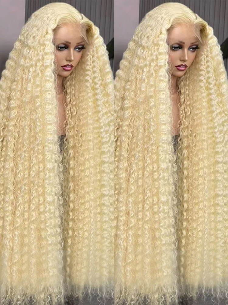 

Вьющиеся парики 613 Цветные парики из натуральных волос 13x6 HD Глубокие волнистые фронтальные парики 250% Плотность Медовый блондин 13x4 Парики из натуральных волос на кружеве спереди