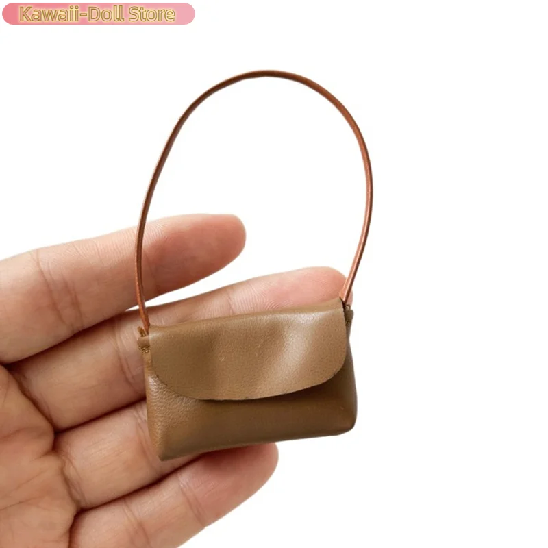 新しい 15-17 センチメートル人形ハンドバッグ女性革バッグ PU レザー財布アクセサリードールハウス装飾ごっこ遊びおもちゃ