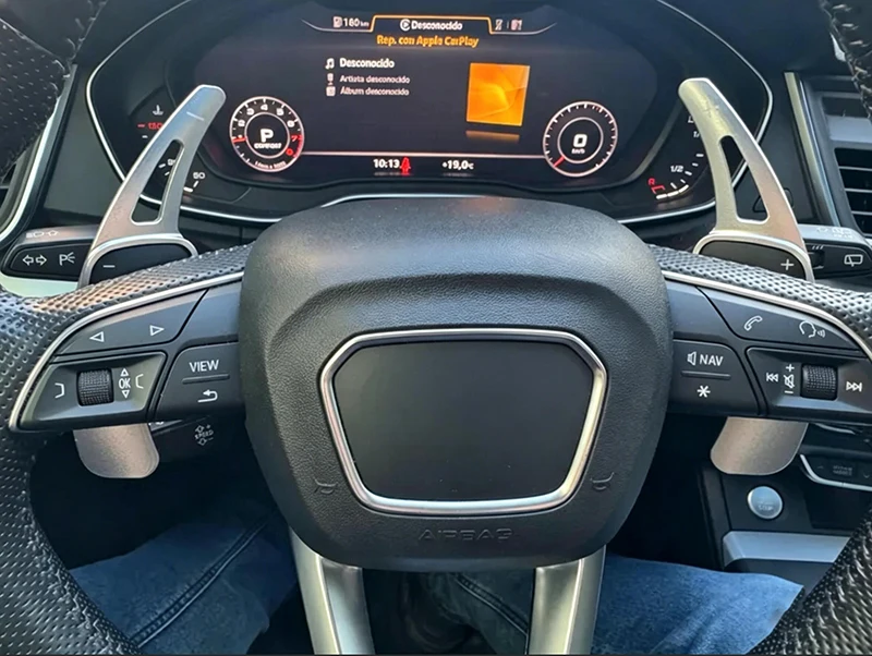 2026 Aluminium-Legierung Lenkrad-Schaltwippen für Audi 2017 2018 2019 S3 S5 SQ2 SQ5 TT A3 8V A4 A5 Q2 Q3 Q5 Q7 – Detail 3
