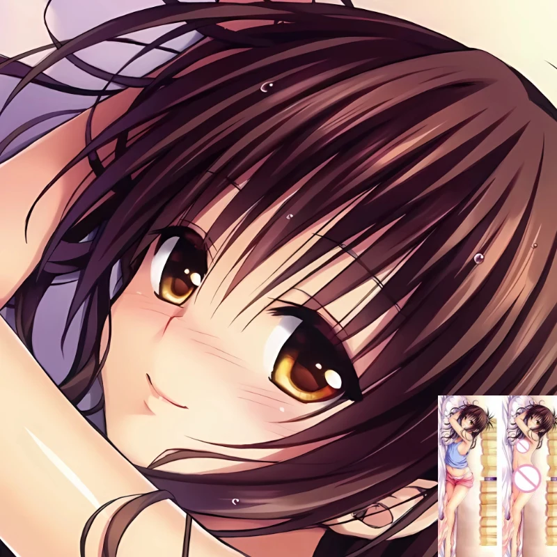 

DIY Customized Dakimakura Anime Mikan Yuuki Pillowcase Double-sided Print Hugging Body Decorative Pillow Cover Case Dropshipping