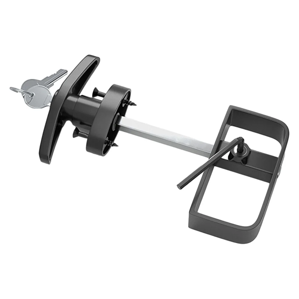 1 set serratura per porta della stalla set di serrature con maniglia a forma di T resistente per cancello della stalla in legno sistema di chiusura della porta del garage uso commerciale residenziale