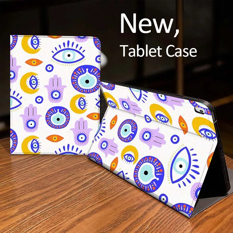 

Eye Cartoon Illustration For iPad Pro 10th 11th 5th 6th 7 8 9 2 gen 11 13 M4 M5 10.2 9.7 12.9 10.5 10.9 Inch Tablet Case