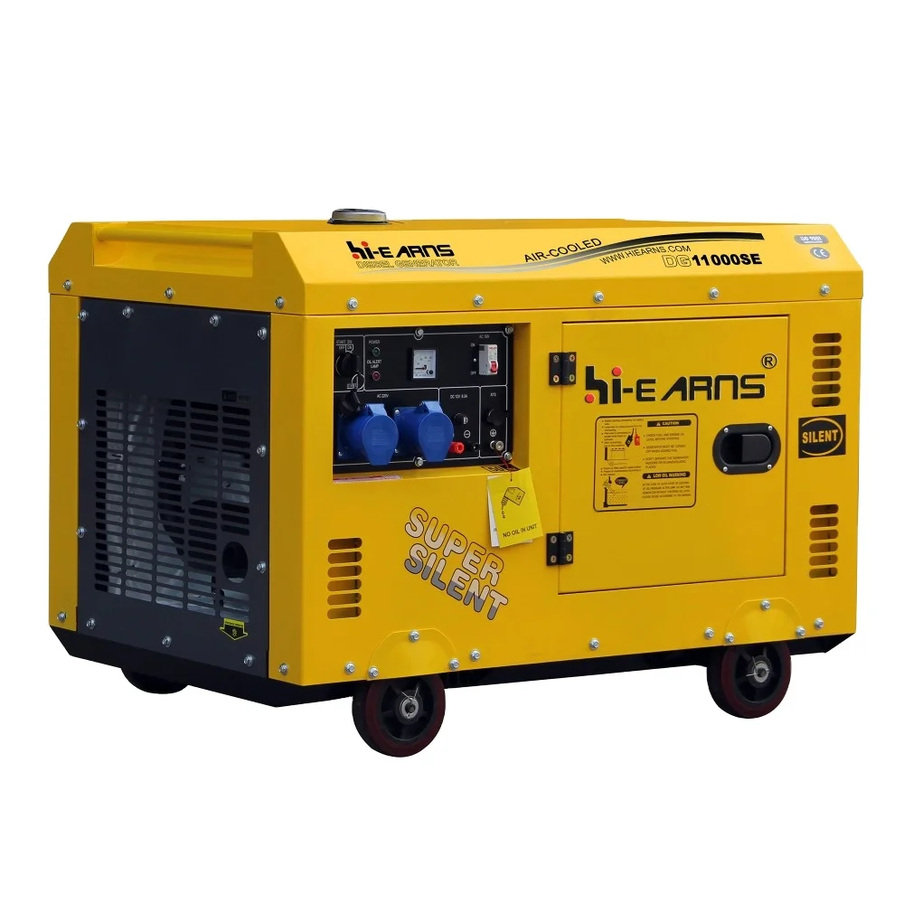 

hiearns 8KW 10KVA stable power silent die·sel generator 198 engine DG11000SE