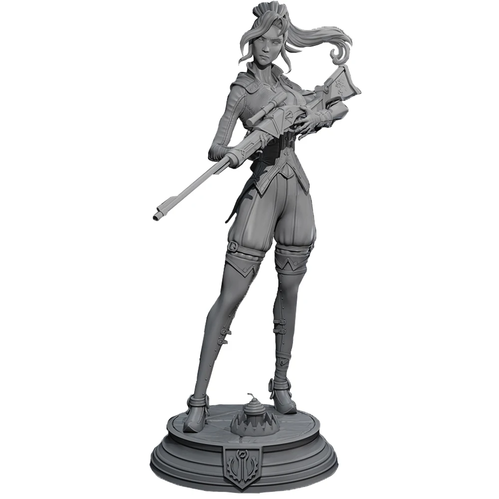 Набор неокрашенных моделей из смолы в масштабе 1:18 — Коллекционная фигурка снайпера своими руками для рисования и отображения (A833)