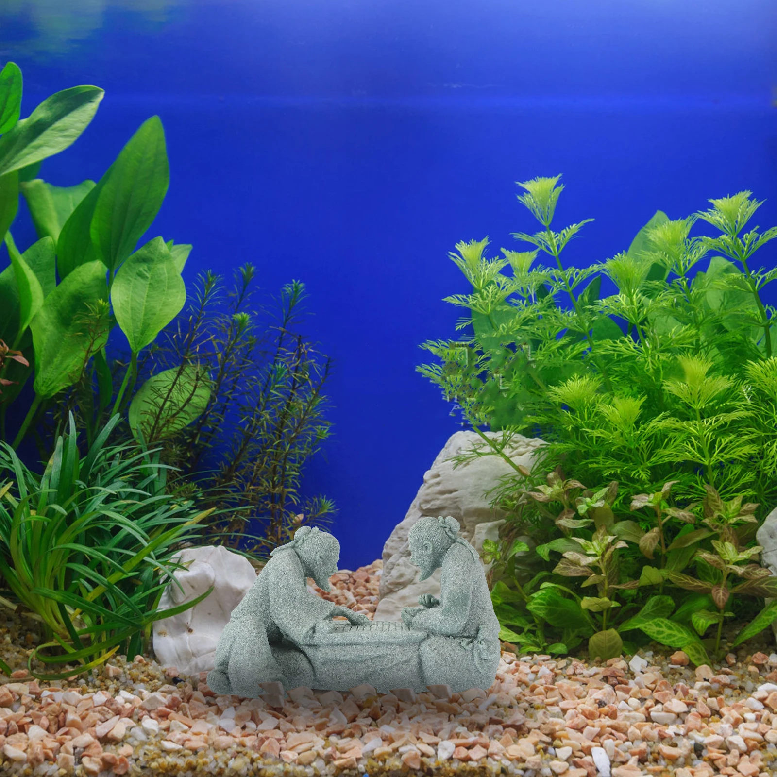 

Chess Player Tea Pet Aquarium Fish Tank Decoration Mini Garden Ornament Micro Landscape Ornaments