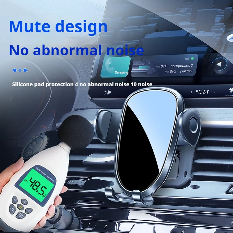 Wireless Charging Gravity Mechanical Bracket Base For Lexus NX200t NX300h 2014 2015-2020 2021 Car Phone Holder Auto Accessories view 2