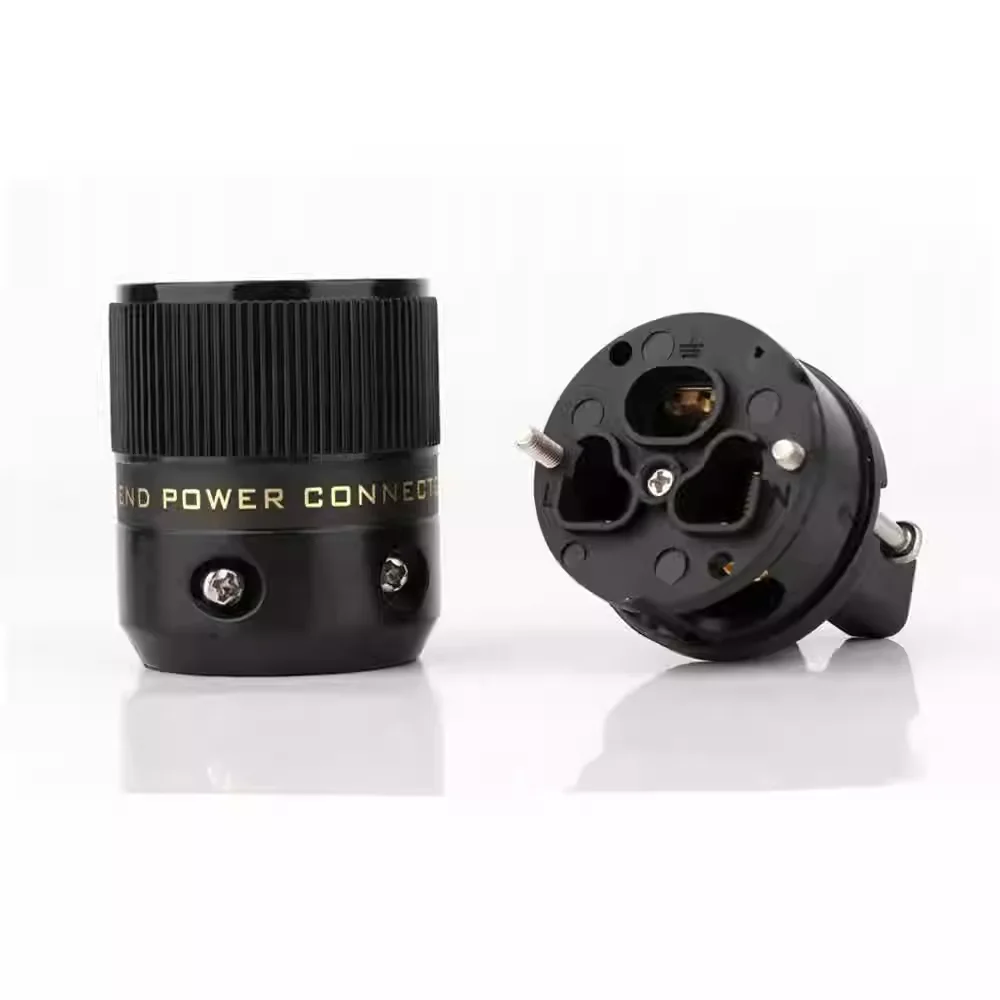 HiFi Audio US Power Plug 15A C13 IEC موصل لكابل طاقة التيار المتردد لمضخم CD DIY