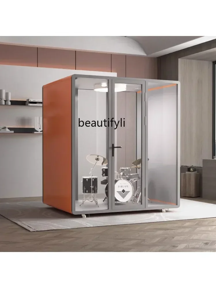 

Z189 A17 AA17 Mobile Soundproof Room Home Muting Soundproof Cabin Telephone Booth Piano Room Live Studio Recording Studio Singin