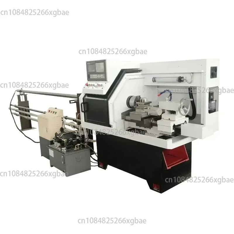 CK0640 Miniature Numerical Control Lathe With Servo Rod Feeder