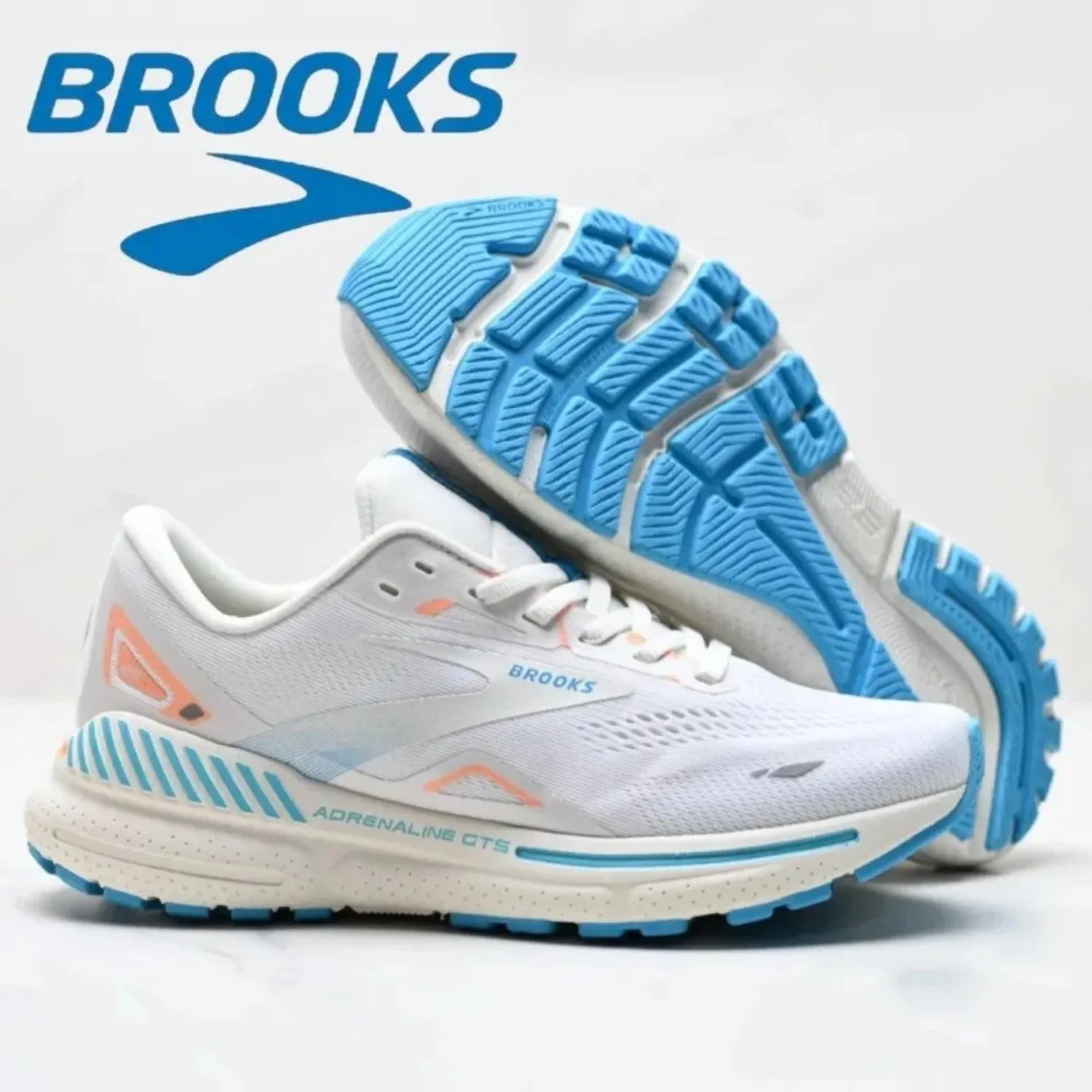

Brooks Men's Adrenaline GTS 23 Breathable Mesh Running Shoes Supportive Non-Slip Shock-Absorbing Sneakers