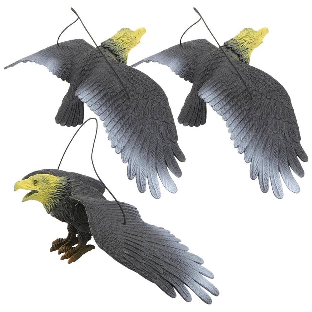 

Eagle Bird Deterrents for Garden Yard Hanging Outdoor Tree Decor Ornament Realistic Deterrentler Statue Toys