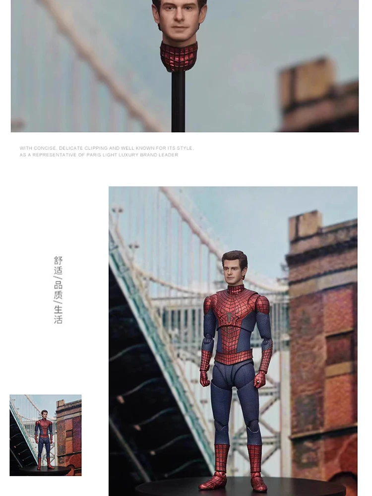 Prevendita Manipple Studio Scala 1/12 originale Andrew Garfield Design con dettagli perfetti Testa scolpita Accessorio per collo per corpo ML SHF da