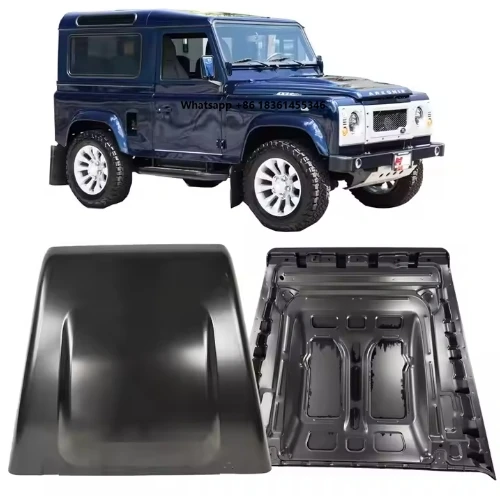 

For 90 110 130 Pickup Screws Condition Puma Style OEM Carbon Fiber Front Engine Hood Bonnet Cover