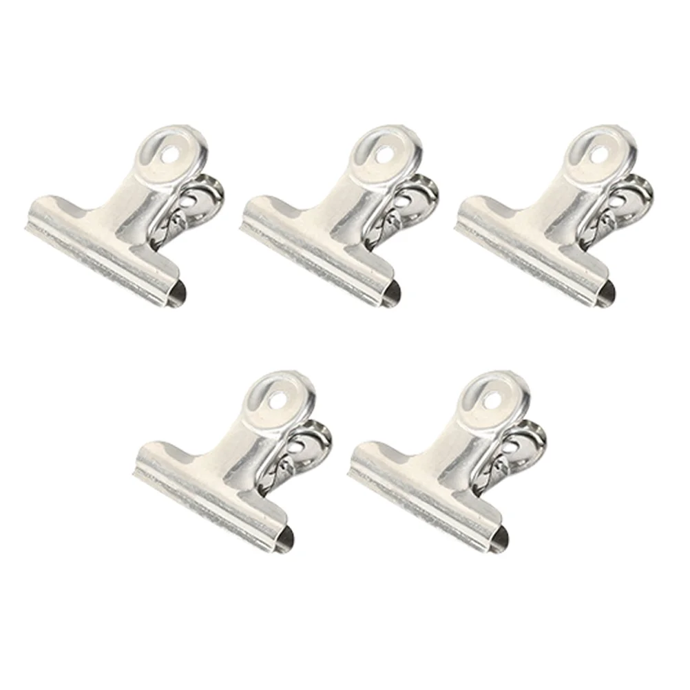 

5 Pcs Clip Binder Clips Jumbo Supplies Office Gouache Clamps Metal File Sketch Fixing Paper