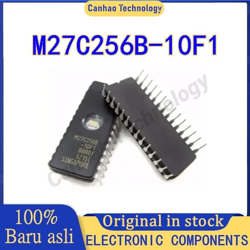 

5PCS M27C256B-10F1 Memory 27C256 EPROM 256KBIT PARALLEL 28CDIP New Original Integrated Circuits