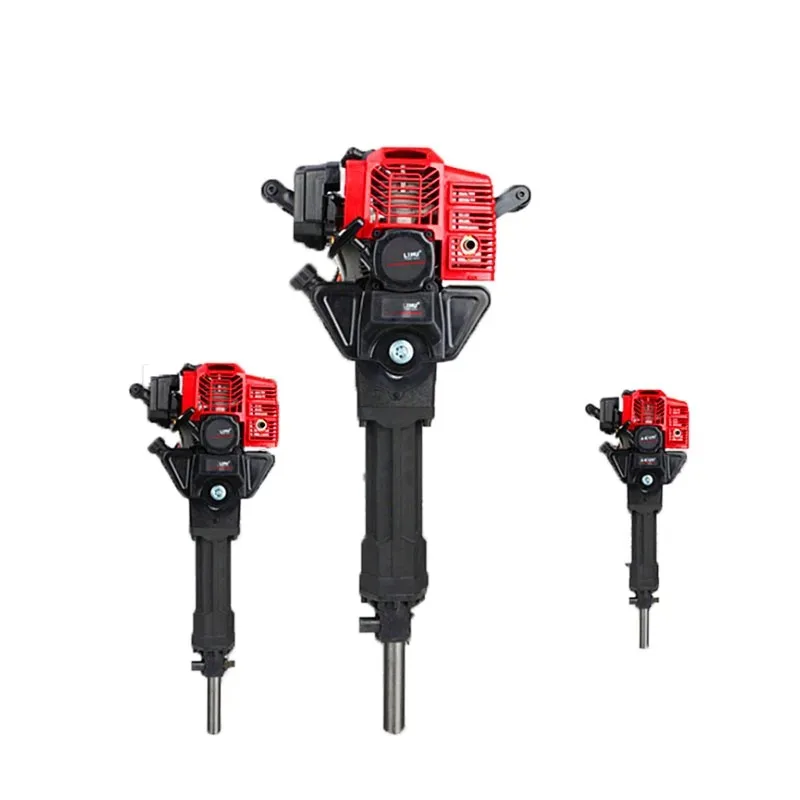 Two Stroke Petrol PickaxeTree Digger Portable Pile Drivers Handheld Flood Control Pile Drivers and  Pit Diggers
