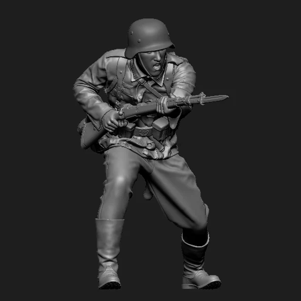 Kits de modèles de soldats en résine 1/35, figurine incolore et auto-assemblée A-2192