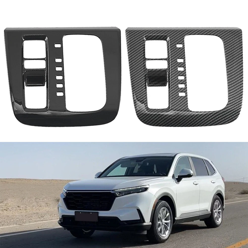 Enhance Your Driving Experience with Carbon Fiber Look Gear Shift Panel Cover Trim for Honda For CRV 2023 2024